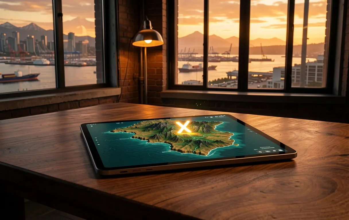 Vancouver Harbor at Dusk