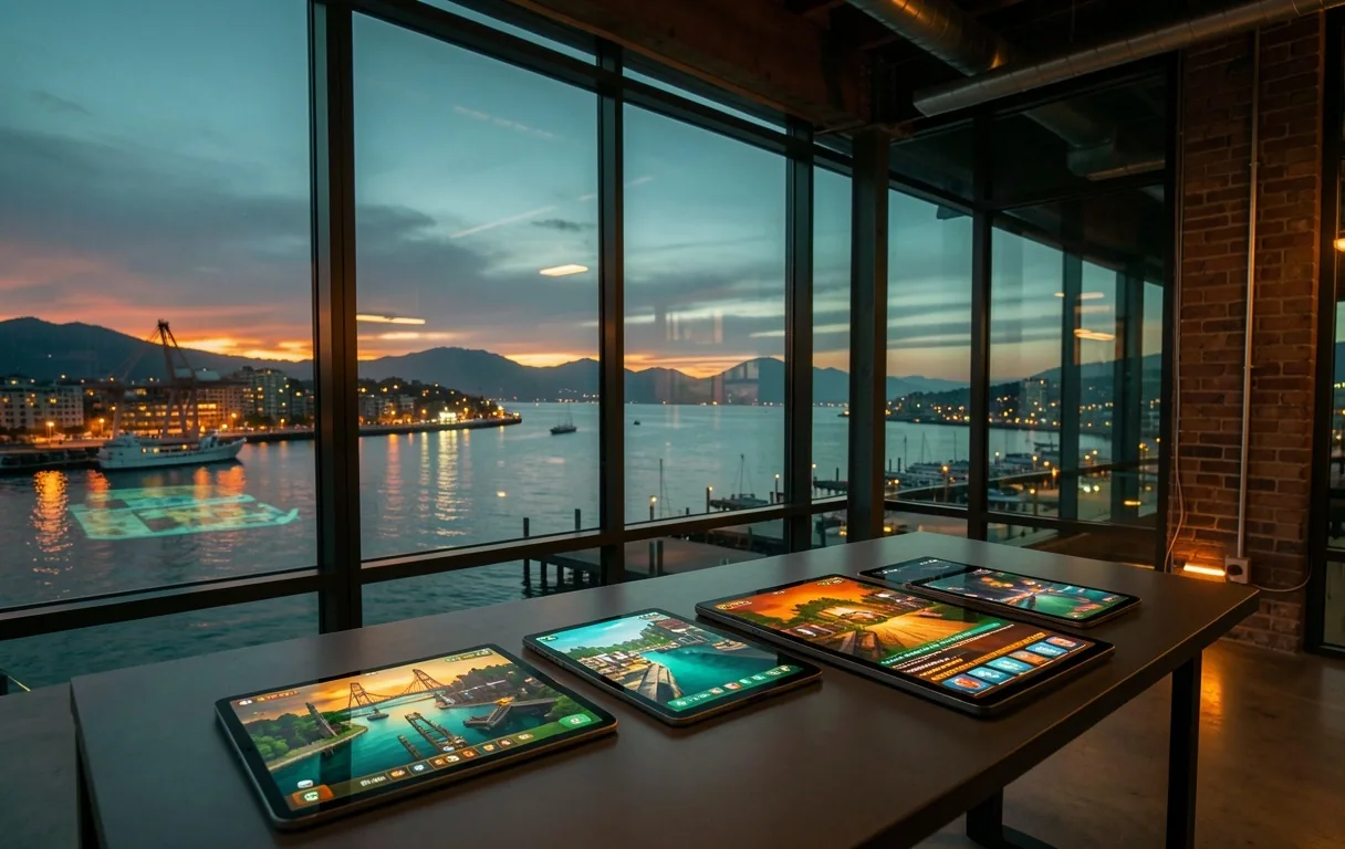 Vancouver Harbor at Dusk